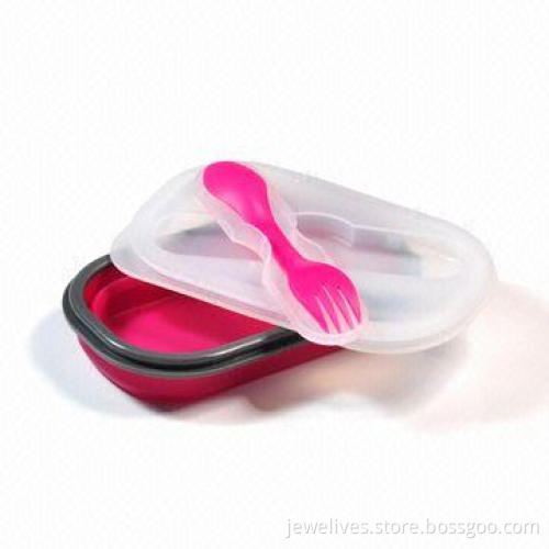 Collapsible Lunch Box with Cover, Big Products with Small Space